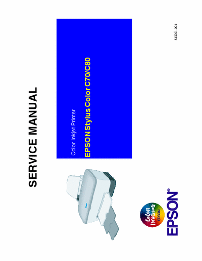 Epson Stylus Color C70 EPSON Color Inkjet Printer Stylus Color C70/C80 Service Manual
